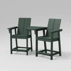 Moore 3pc POLYWOOD Patio Counter Chair Set With Connecting Table - Project 62™ -Furniture Bargain Store GUEST 04f1efdb 19a7 4b88 bff4 2fe095cd7ad2