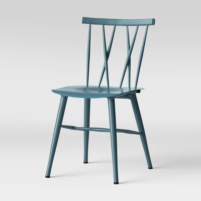 Set of 2 Becket Metal X Back Dining Chair Light Blue - Project 62™ Set Of 2 Becket Metal X Back Dining Chair Light Blue - Project 62™ -Furniture Bargain Store GUEST 0f338409 4dbf 4415 8275 d135d3941070