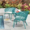 Fisher 3pc Deep Seating Patio Chat Set - Blue-Green - Project 62™ -Furniture Bargain Store GUEST 1707755c c8c3 4ef7 8ec0 f6d10042be3a