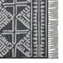 Outdoor Rug Tasseled Charcoal - Project 62™