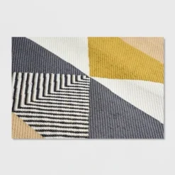 7' X 10' Austin Tile Outdoor Rug Gray/Yellow - Project 62™ -Furniture Bargain Store GUEST 264e1370 1406 48bb 886d 4fdc59f06c49