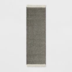 Chevron Woven Area Rug Black/White - Project 62™ -Furniture Bargain Store GUEST 28547546 c100 4e47 9ef2 9e99263ec09b