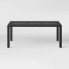 Henning 6 Person Rectangle Patio Dining Table, Outdoor Furniture - Black - Project 62™ -Furniture Bargain Store GUEST 3615a498 cffb 43de 9a0c bc57888e6539