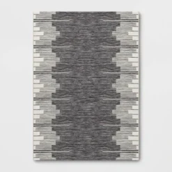 Graphic Steps Outdoor Rug Black - Project 62™ -Furniture Bargain Store GUEST 411f66c2 f5a4 4000 afbd f7bc554d218a