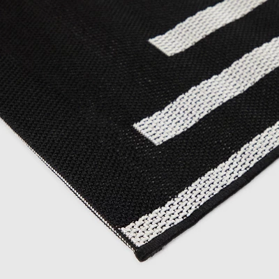 Geo Grace Indoor/Outdoor Rug - Black/White - Project 62™ Geo Grace Indoor/Outdoor Rug - Black/White - Project 62™ -Furniture Bargain Store GUEST 447dc171 e73a 489d ad3e 94f07a868e67