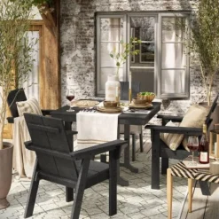 Moore POLYWOOD 35" Farmhouse Square Patio Dining Table - Project 62™ -Furniture Bargain Store GUEST 45c164fb 3c5b 4e04 a6ac c28b4ed54b1f