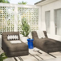 5' X 7' Outdoor Rug Multitier Bars Gray/Cream - Project 62™ -Furniture Bargain Store GUEST 4f30c519 1805 4698 ad0c 0f9ea692b203 1