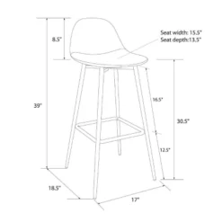 Copley Upholstered Barstool - Project 62™ -Furniture Bargain Store GUEST 50c136ab af07 44f5 b3ae fee1247de1ad