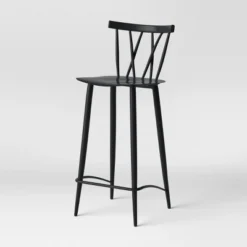 Set Of 2 Becket Metal X Back Barstool Black - Project 62™ -Furniture Bargain Store GUEST 51b0edfe c772 45b3 95ee 5bf8043f0bda