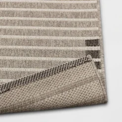 5' X 7' Uniform Stripe Outdoor Rug Cream - Project 62™ -Furniture Bargain Store GUEST 614d6462 c25d 4534 b947 9ee13c532618