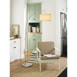 Arc Floor Lamp Silver - Project 62 -Furniture Bargain Store GUEST 6303b22e 84fb 4810 8431 fe64f1310fcc