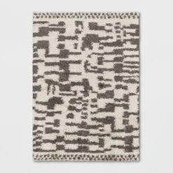 Jutland Geo Moroccan Hand Tufted Shag Area Rug Gray - Project 62™ 5 Jutland Geo Moroccan Hand Tufted Shag Area Rug Gray - Project 62™ -Furniture Bargain Store GUEST 6414a9c5 ec2e 4ae7 87d3 672a4f8fd64c