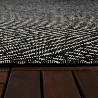 9' x 12' Large Diamond Indoor/Outdoor Rug Black/Natural - Project 62™ 9' X 12' Large Diamond Indoor/Outdoor Rug Black/Natural - Project 62™ -Furniture Bargain Store GUEST 6f6a00c6 5d70 46d6 86e3 a975a2262de2