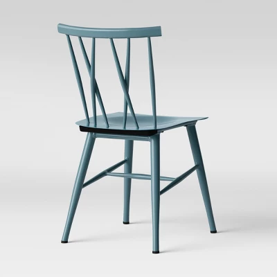 Set of 2 Becket Metal X Back Dining Chair Light Blue - Project 62™ Set Of 2 Becket Metal X Back Dining Chair Light Blue - Project 62™ -Furniture Bargain Store GUEST 722eb40e 3647 46f6 bfa4 acfdb36d615a