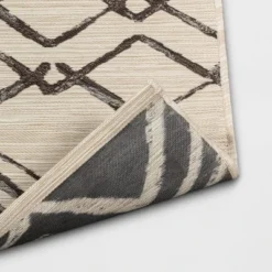 7' X 10' Peaks Outdoor Rug Gray/Cream - Project 62™ -Furniture Bargain Store GUEST 7efcf2c9 9c25 4dc6 8f0b e72474fe31ad