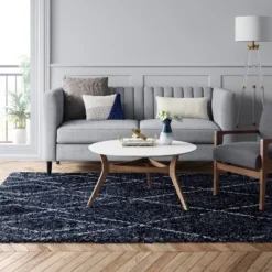 Diamond Patterned Shag Woven Rug - Project 62™ -Furniture Bargain Store GUEST 81eda2fc 5968 4a94 9f8c 48df295c9d71