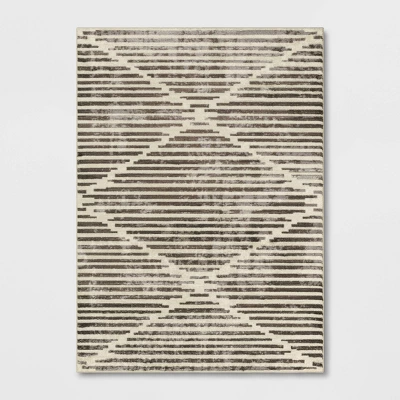 Kirk X Modern Striped Rug Black/White - Project 62™ Kirk X Modern Striped Rug Black/White - Project 62™ -Furniture Bargain Store GUEST 88f8c7fc a92f 4a03 8525 c70305543dda