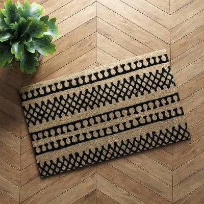 1'6"x2'6" Stripe Tufted Doormat Black - Project 62™ 1'6"x2'6" Stripe Tufted Doormat Black - Project 62™ -Furniture Bargain Store GUEST 8ee8e624 41dc 4d09 a332 d5f8914e857e