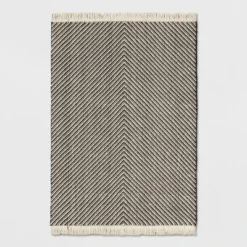 Chevron Woven Area Rug Black/White - Project 62™ -Furniture Bargain Store GUEST 99d5d101 4f55 4573 98c6 ebfd2aabc95f