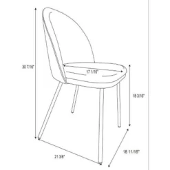 2pk Nils Metal Base Dining Chairs Gray Woven Fabric - Project 62™ 7 2pk Nils Metal Base Dining Chairs Gray Woven Fabric - Project 62™ -Furniture Bargain Store GUEST a204fcb5 801d 44cb b422 3e7fc314e3ea