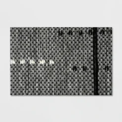 7' X 10' Linden Stripe Outdoor Rug Gray - Project 62™