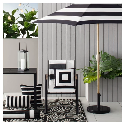 30" x 50" Leaves Outdoor Rug Black - Project 62™ 30" X 50" Leaves Outdoor Rug Black - Project 62™ -Furniture Bargain Store GUEST b0040edc a0db 412f bb72 b72d436e7527