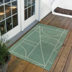 Geo Block Outdoor Rug - Project 62™ -Furniture Bargain Store GUEST b2b8954d 3d00 41c4 b3c2 e0a27f0bbb51