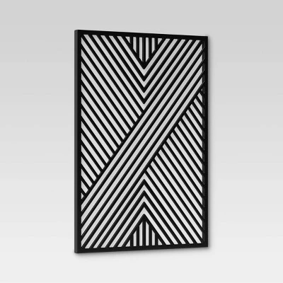 Geometric MDF Wood Wall Panel Black - Project 62™ Geometric MDF Wood Wall Panel Black - Project 62™ -Furniture Bargain Store GUEST b62477e5 3537 48db b677 2bffcbf60e7b