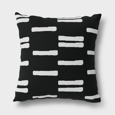 2pk Stripe Outdoor Throw Pillows DuraSeason Fabric™ Black/White - Project 62™ 2pk Stripe Outdoor Throw Pillows DuraSeason Fabric™ Black/White - Project 62™ -Furniture Bargain Store GUEST b692a8c0 7152 425f 8e60 2d6b50612ce2