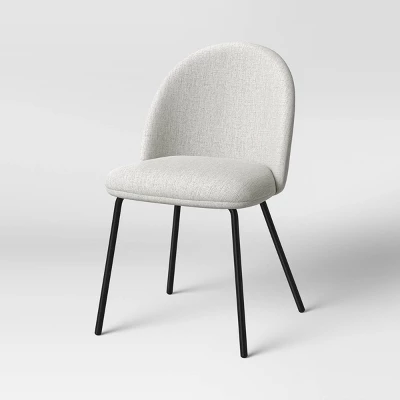 2pk Nils Metal Base Dining Chairs Gray Woven Fabric - Project 62™ 2pk Nils Metal Base Dining Chairs Gray Woven Fabric - Project 62™ -Furniture Bargain Store GUEST ba91fa34 31e7 476b 9cd2 5a1c0a342889