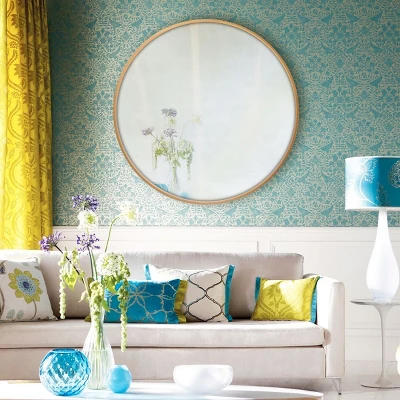 32" Round Decorative Wall Mirror - Project 62 32" Round Decorative Wall Mirror - Project 62 -Furniture Bargain Store GUEST c1b63e8d db2e 4bbc 869b 41f3bb8fcf31