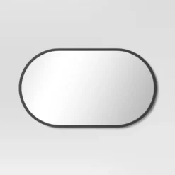 16" X 28" Metal Oval Pill Mirror - Project 62™ -Furniture Bargain Store GUEST cc531925 c13b 4cfa 80fd 0123068e7aaa