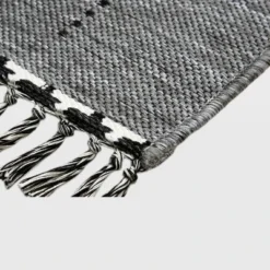 5' X 7' Linden Stripe Outdoor Rug Gray - Project 62™