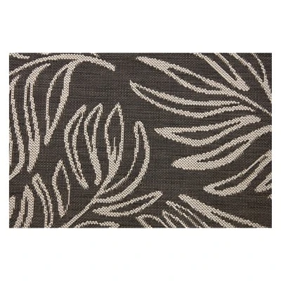 30" x 50" Leaves Outdoor Rug Black - Project 62™ 30" X 50" Leaves Outdoor Rug Black - Project 62™ -Furniture Bargain Store GUEST e73e10d3 077e 4ad1 bbee 60d8c85c36e3