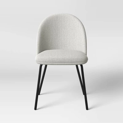 2pk Nils Metal Base Dining Chairs Gray Woven Fabric - Project 62™ 2pk Nils Metal Base Dining Chairs Gray Woven Fabric - Project 62™ -Furniture Bargain Store GUEST eba8fec6 6e84 4014 b6d7 164d7192ea01