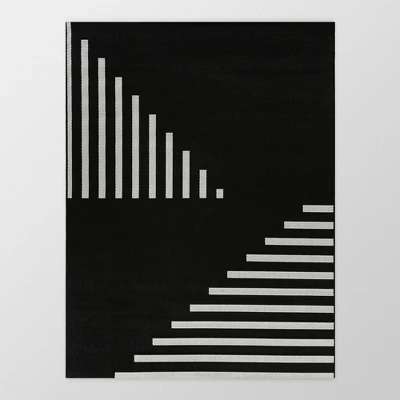 Geo Grace Indoor/Outdoor Rug - Black/White - Project 62™ Geo Grace Indoor/Outdoor Rug - Black/White - Project 62™ -Furniture Bargain Store GUEST edf94bde 3225 4aee ac00 4ebe3a1e8fb4