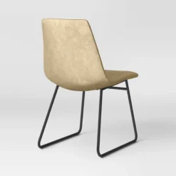 2pk Bowden Faux Leather And Metal Dining Chairs Natural - Project 62™ -Furniture Bargain Store GUEST ef2ca4e5 bef3 444a 9fd7 aa019251f24d