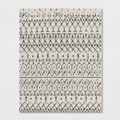 Grace Geometric Indoor/Outdoor Rug Black/White - Project 62™ -Furniture Bargain Store GUEST f3ab1621 60db 4980 b851 40eb1172056b