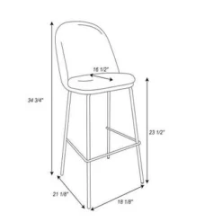 Nils Brass Base Counter Height Barstool - Project 62™ -Furniture Bargain Store GUEST f3b5ce5c 744a 464c 8ef2 21926cc9dce4