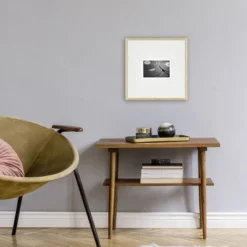 12.9" X 12.9" Matted To 4" X 6" Thin Metal Gallery Frame Brass - Project 62™ 4 12.9" X 12.9" Matted To 4" X 6" Thin Metal Gallery Frame Brass - Project 62™ -Furniture Bargain Store GUEST fdf3573c 62ee 49ec 8895 fbeea80bb46f